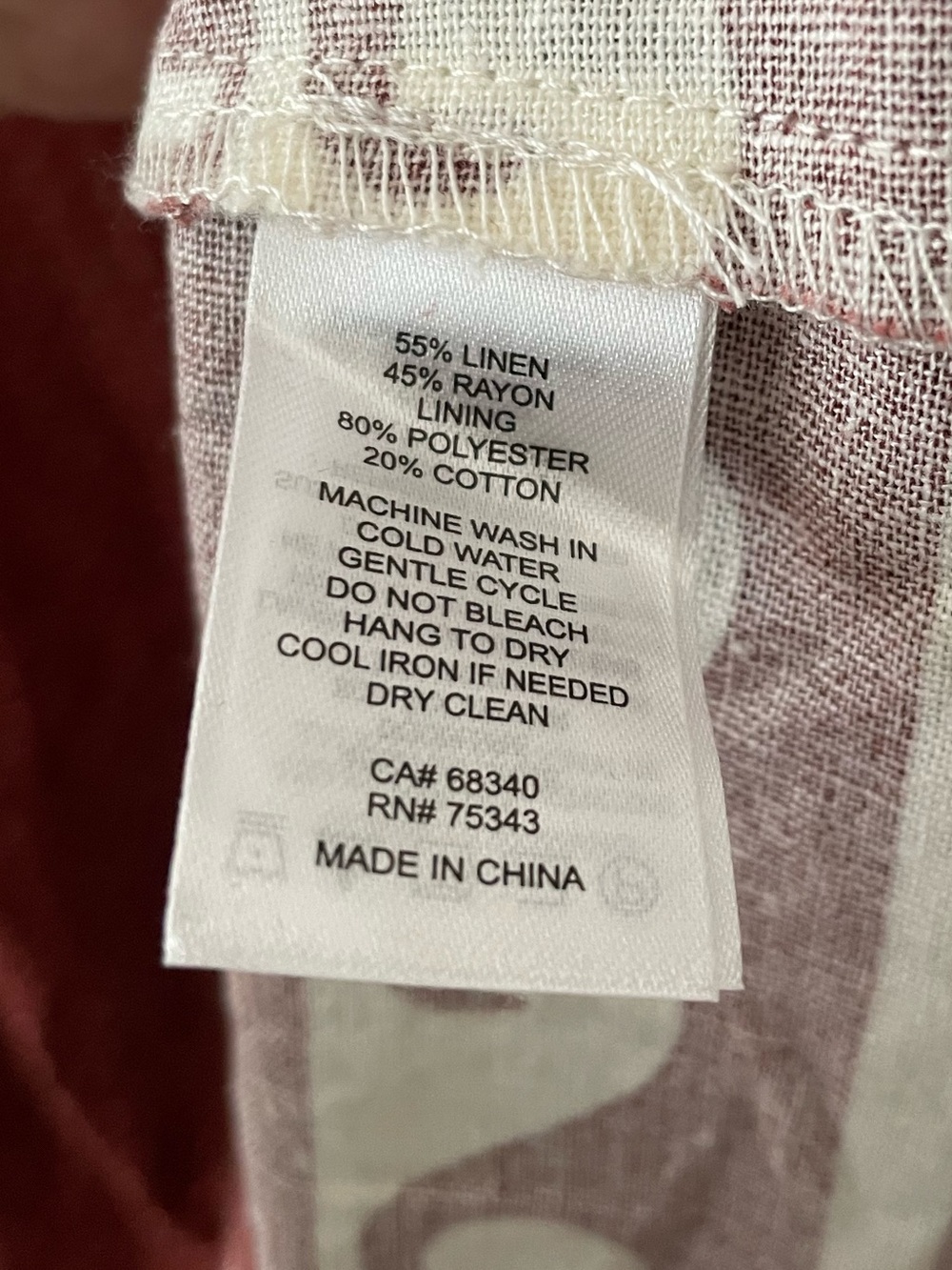 Rachel Zoe Linen Blend Dress Size M - Picture 4 of 4